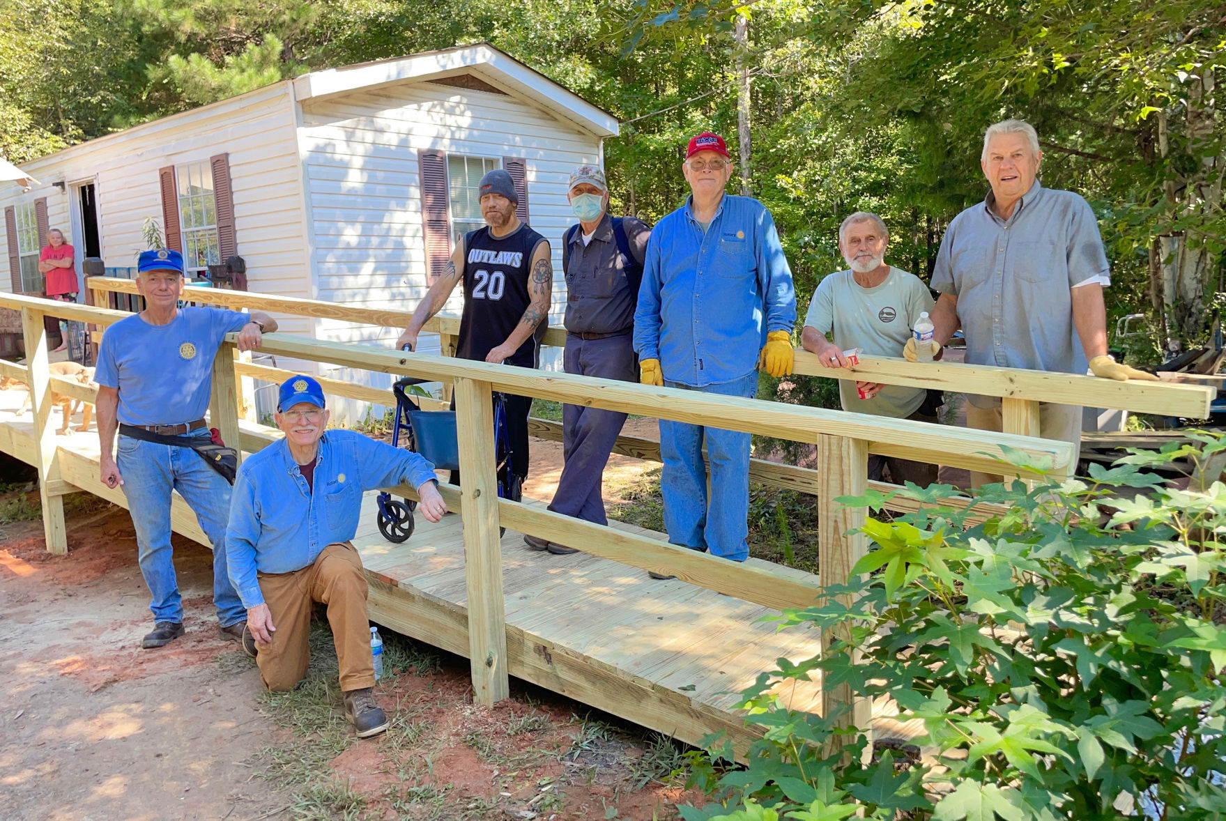 Rotary constructs 28-foot ramp for Clark